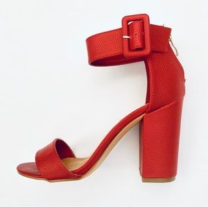 CATHERINE MALANDRINO SEEKER OPEN TOE HEELED SANDAL